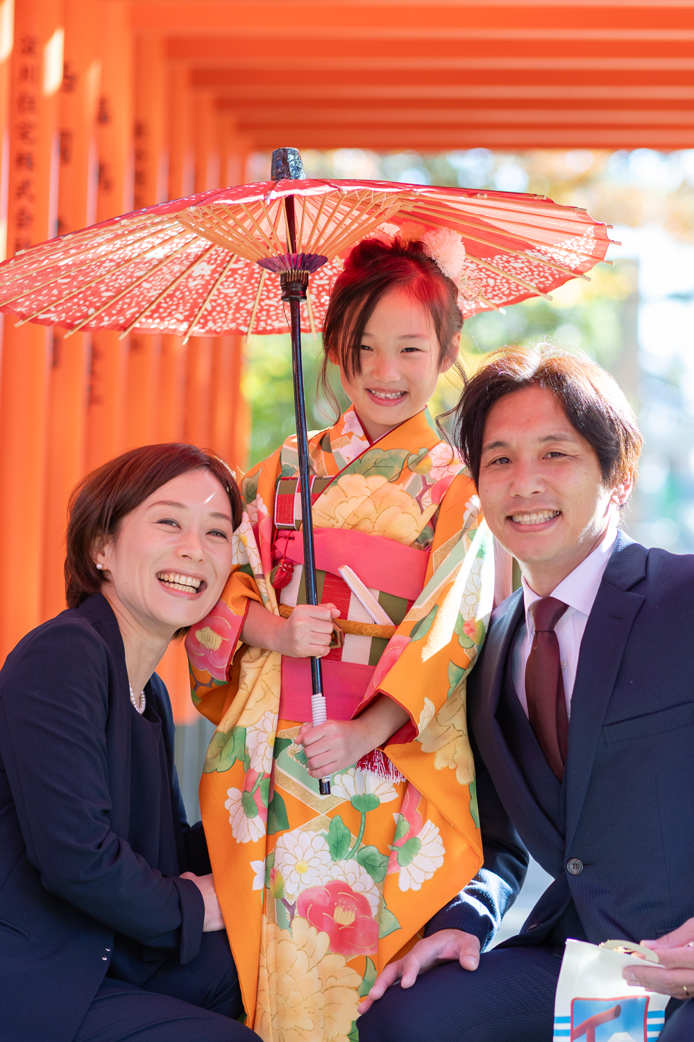【撮影レポート】豊中稲荷神社で七五三の出張撮影｜お子様のペースに合わせた安心の家族写真