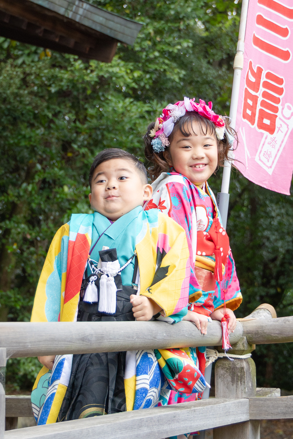【撮影レポート】阪南市波太神社で七五三撮影｜姉弟の晴れ姿と家族の笑顔
